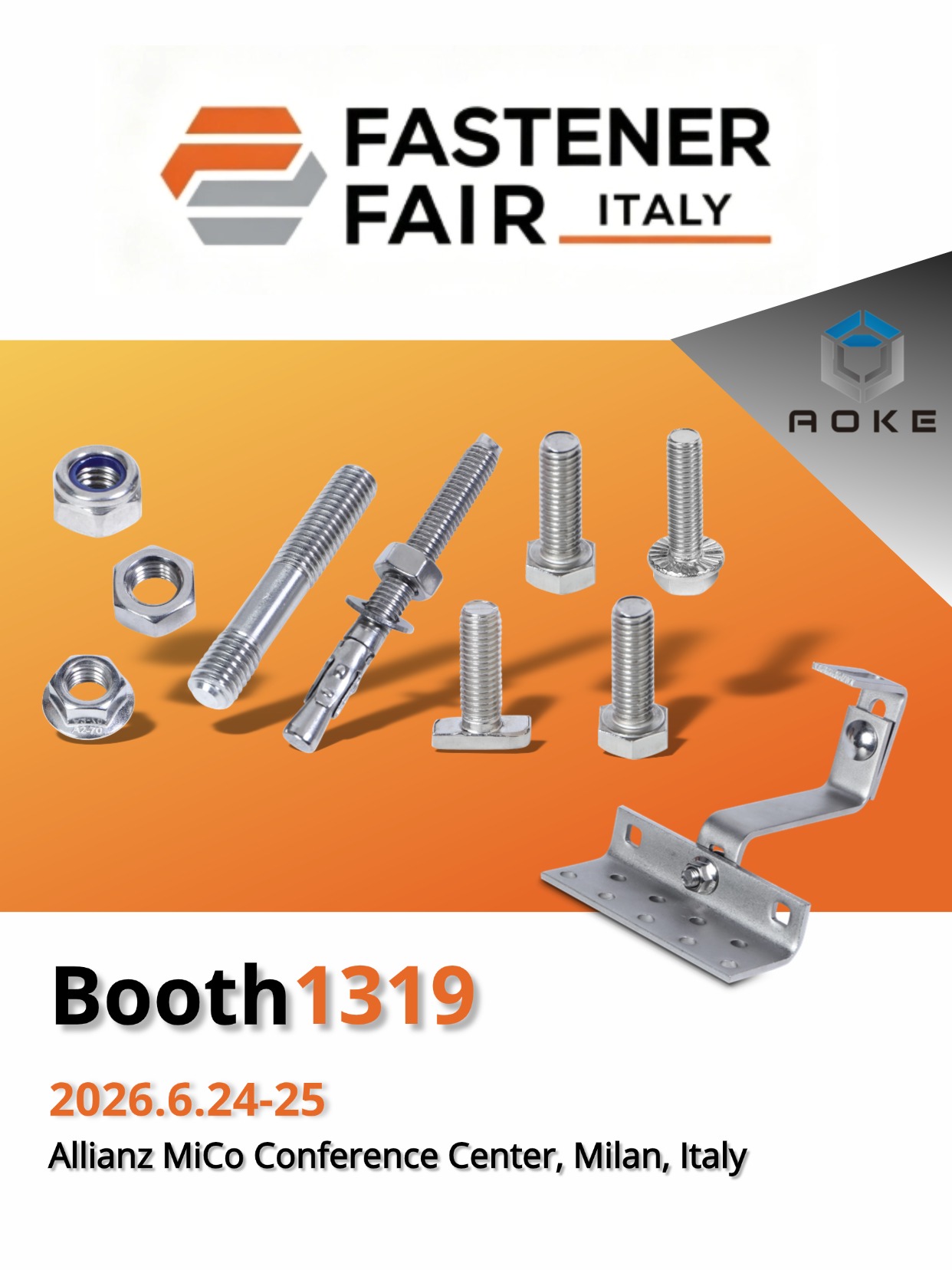 ファスナー フェア イタリア 2026 で Jiaxing AOKE を紹介